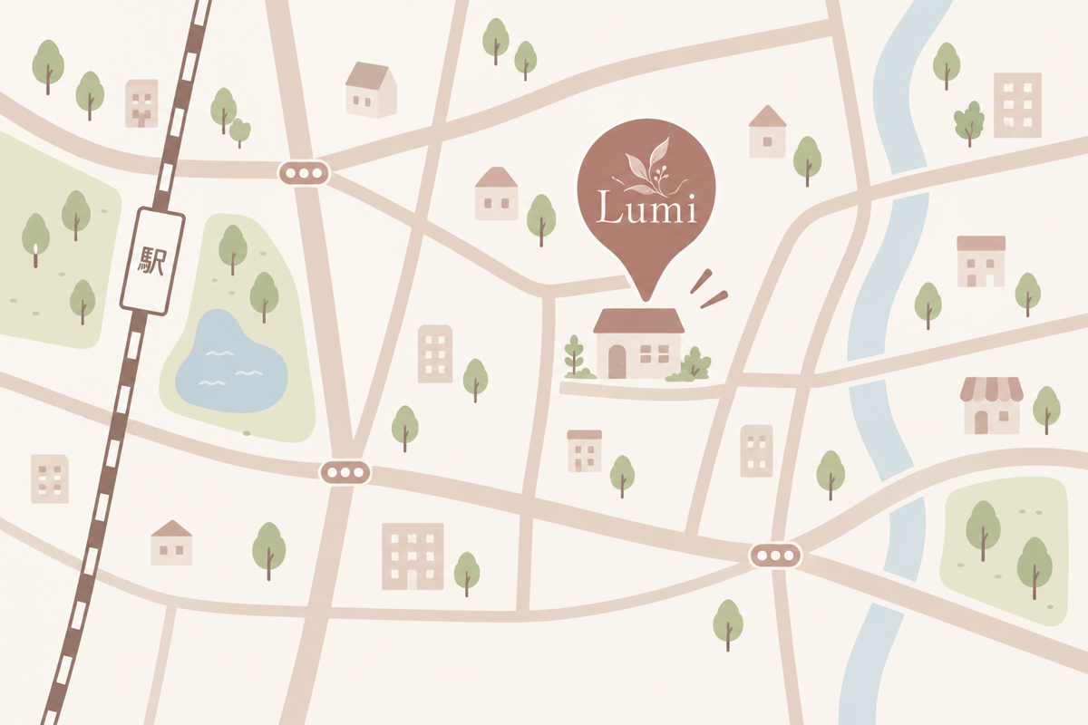 Lumi周辺の地図（イメージ）